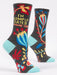 Blue Q | Women's Crew Socks | I'm Complicated Blue Q - Oscar & Libby's