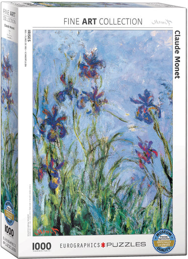Eurographics | Irises by Claude Monet 1000 piece puzzle Eurographics - Oscar & Libby's
