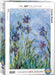 Eurographics | Irises by Claude Monet 1000 piece puzzle Eurographics - Oscar & Libby's