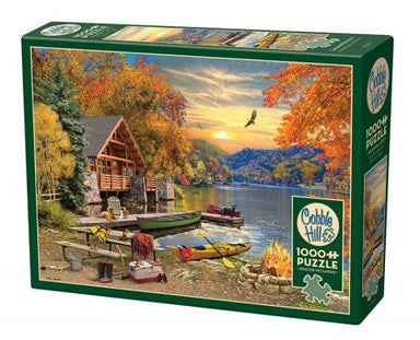Cobble Hill | Lakeside Retreat 1000 piece puzzle - Oscar & Libby's
