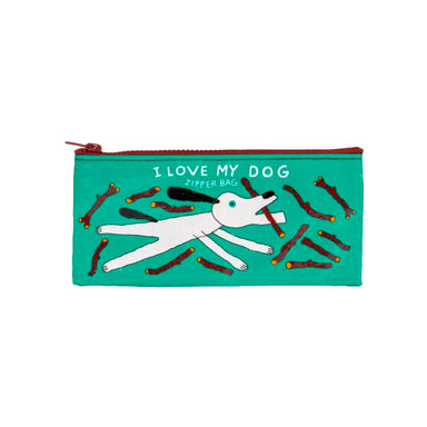 Blue Q | Pencil Case | I Love My Dog Blue Q - Oscar & Libby's