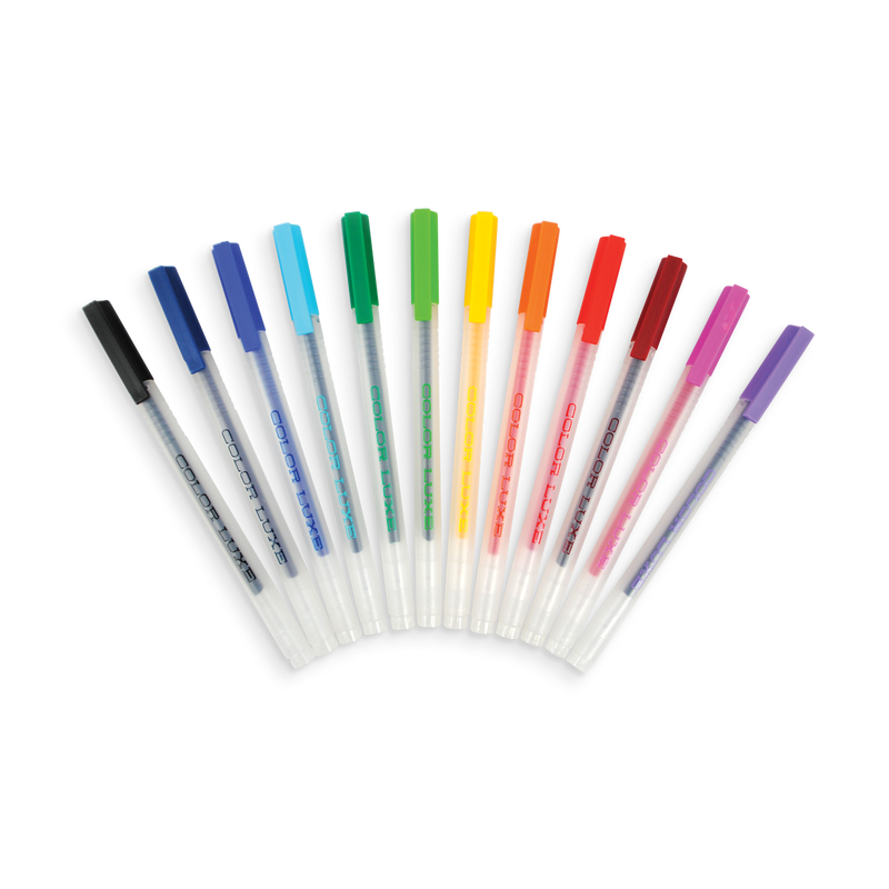 Color Luxe Fine Tip Gel Pens | Ooly - Oscar & Libby's
