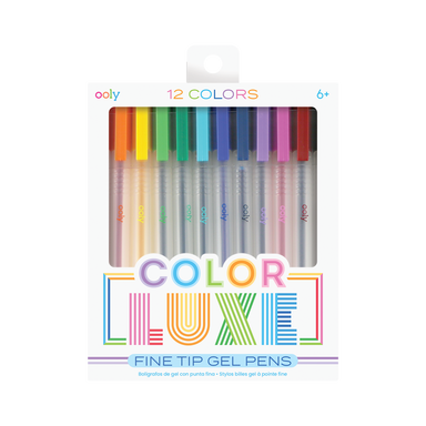 Color Luxe Fine Tip Gel Pens | Ooly - Oscar & Libby's