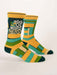 Blue Q | Men's Crew Socks | Big Ol' Word Nerd - Oscar & Libby's
