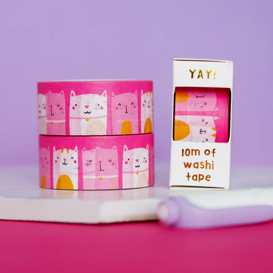 Happy Cats Washi Tape | Nutmeg & Arlo - Oscar & Libby's