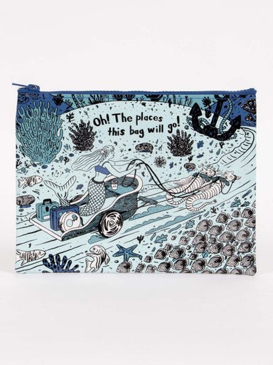 Blue Q | Zip Pouch | Oh! The places this bag will go! - Oscar & Libby's