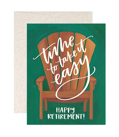 Time To Take It Easy. Happy Retirement! | One Canoe Two One Canoe Two - Oscar & Libby's