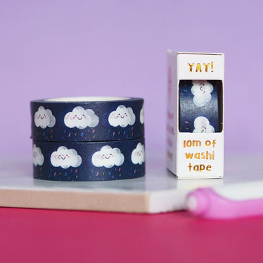 Rainy Clouds Washi Tape | Nutmeg & Arlo Nutmeg & Arlo - Oscar & Libby's