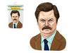 Ron Swanson Magnet | The Dolly Shop - Oscar & Libby's