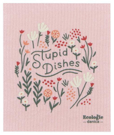 Stupid Dishes Swedish Sponge Cloth | Danica Danica - Oscar & Libby's