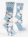 Blue Q | Women's Crew Socks | Memory of Sleep Blue Q - Oscar & Libby's