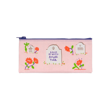 Blue Q | Pencil Case | Cause Of Death: Small Talk Blue Q - Oscar & Libby's