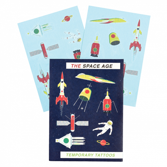 Temporary Tattoos | The Space Age - Oscar & Libby's