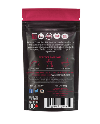 Saltwest | Spicy Ancho Chile Salt Saltwest - Oscar & Libby's