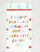 I don't feel like making it.. Dish Towel | Blue Q - Oscar & Libby's