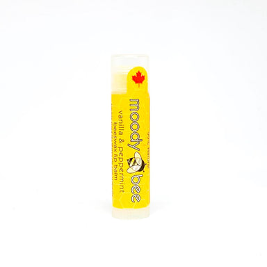 Vanilla & Peppermint Beeswax Lip Balm Moody Bee - Oscar & Libby's