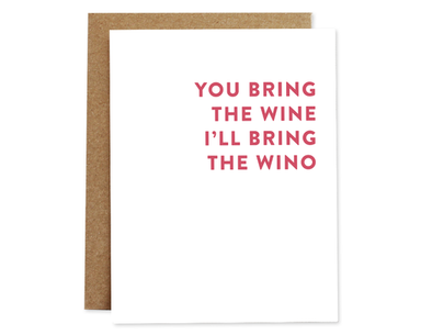Wino Birthday Card | Rhubarb Paper Rhubarb Paper Co - Oscar & Libby's