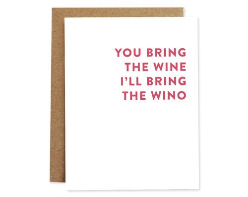Wino Birthday Card | Rhubarb Paper Rhubarb Paper Co - Oscar & Libby's