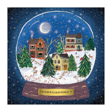 Galison | Winter Snow Globe 500 piece puzzle Gallison - Oscar & Libby's