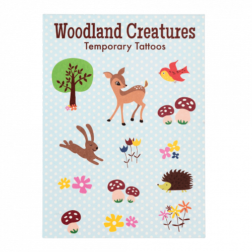Temporary Tattoos | Woodland Creatures - Oscar & Libby's