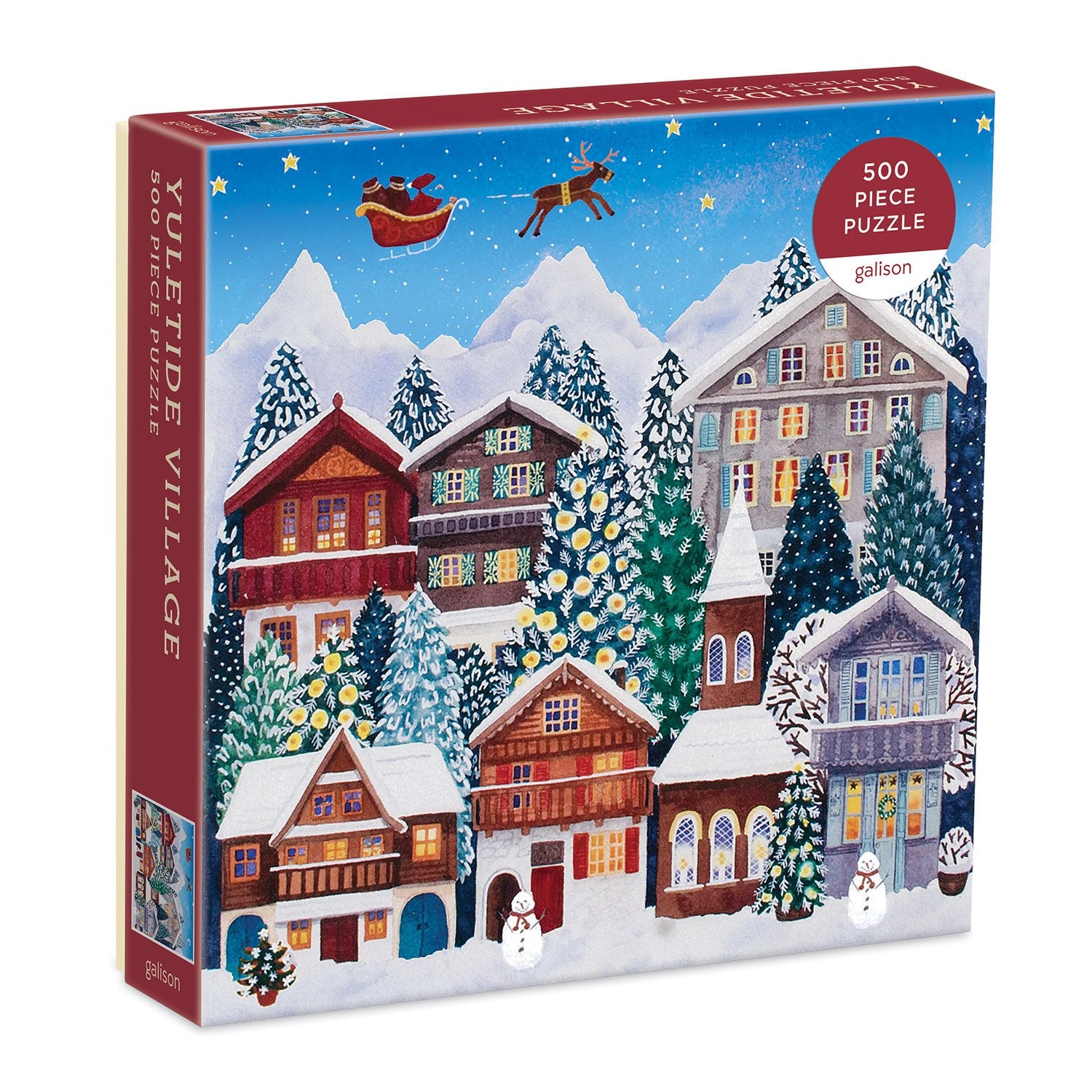 Galison | Yuletide Village 500 piece puzzle Gallison - Oscar & Libby's