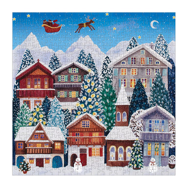 Galison | Yuletide Village 500 piece puzzle Gallison - Oscar & Libby's